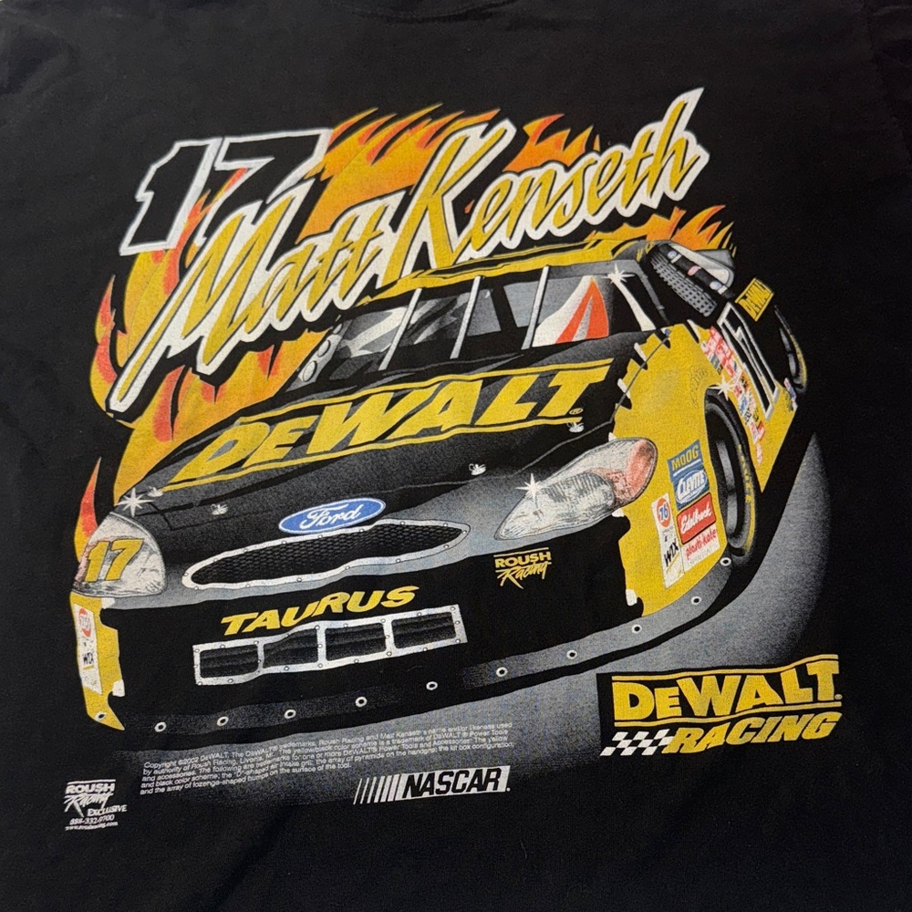 2002 NASCAR Matt Kenseth Front and Back Graphic T-Shirt‎ - Picture 4 of 7